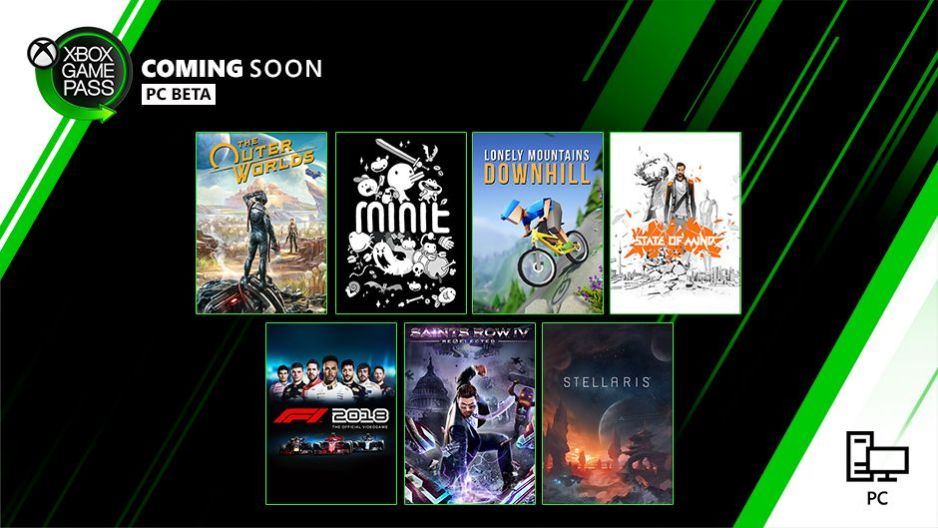 Xbox Game Pass PC październik 2019