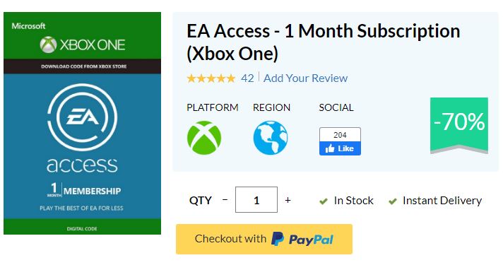 Promocja EA Access