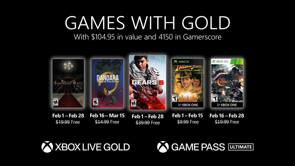 Games with Gold luty 2021