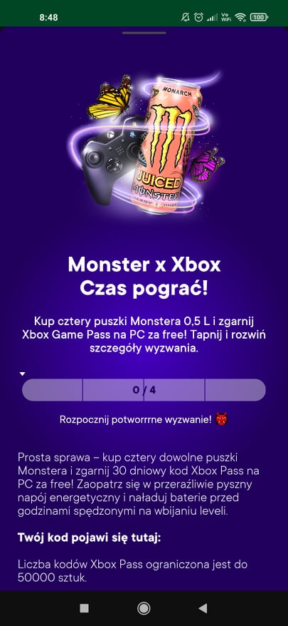 Monster Żabka Xbox Game Pass