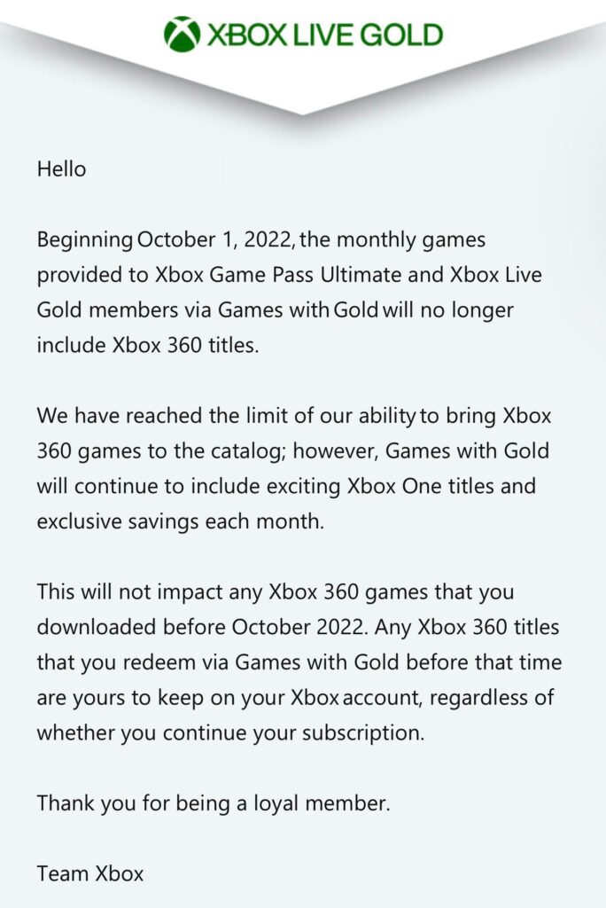 Games with Gold Xbox 360 październik