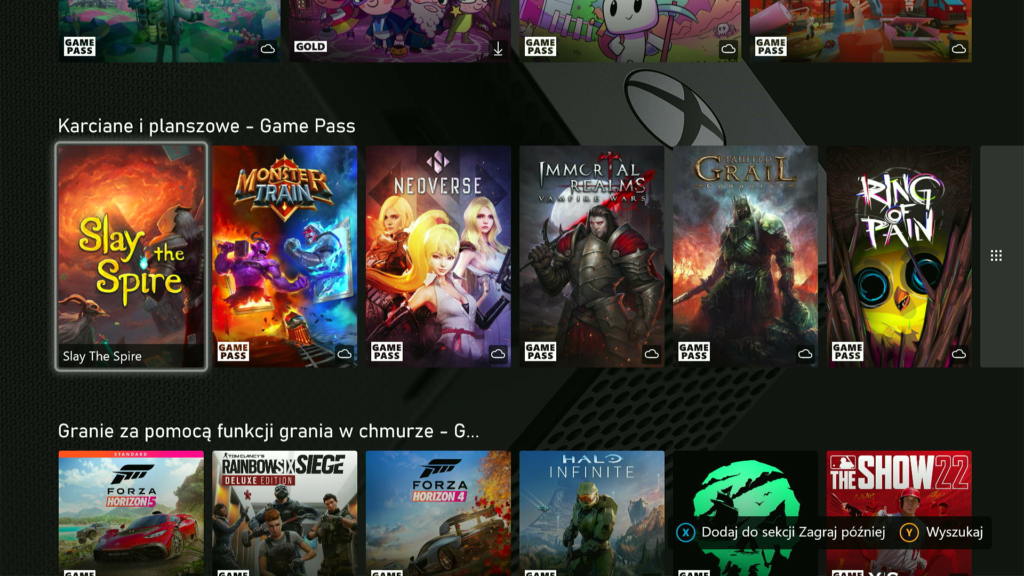 Xbox nowy Dashboard 2023