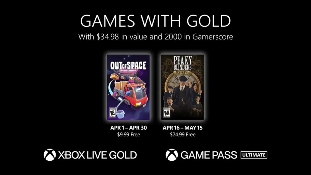 Games with Gold kwiecień 2023