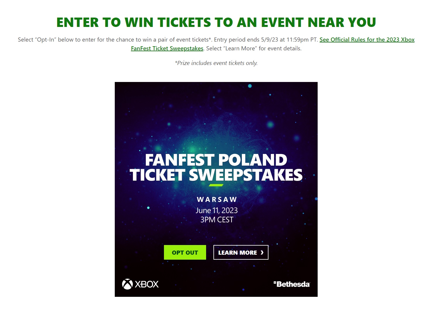 Xbox FanFest Polska Warszawa