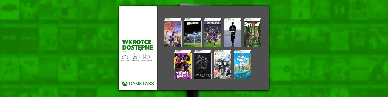 Aktualizacja gier w Xbox Game Pass - listopad 2023 #1